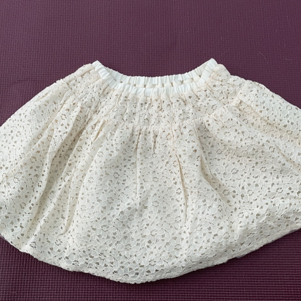 Floral White Mini Skirt BRAND NEW